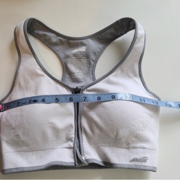 Says Large but fits like a medium Avia Racerback Front Closure Sports Bra - Picture 4 of 7